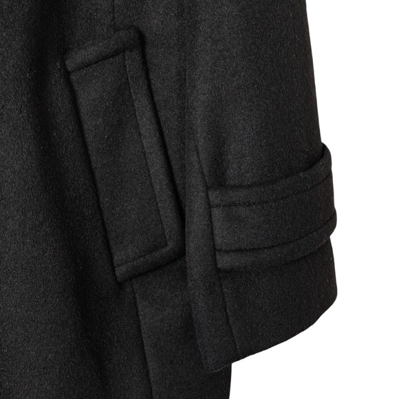 NWOT: Lauren Ralph Lauren Women's Black Hooded A-Line Wool Coat; Size 1X - Picture 11 of 15